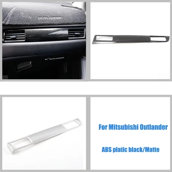 Для Mitsubishi Outlander 2016-2020 ABS черный/Матовый Автомобильный правый центральный держатель управления Панель Крышка Отделка наклейка Аксессуары для интерьера