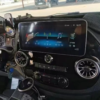Экран Tesla Для Mercedes Benz Vito 116 2016-2021 Android 11, Автомагнитола, GPS-навигация, Мультимедийный плеер, Головное устройство Carplay