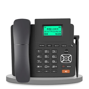 4G WIFI Беспроводной стационарный телефон GSM SIM-карта, настольный телефон с ЖК-дисплеем, запись звонков по громкой связи для офиса и дома