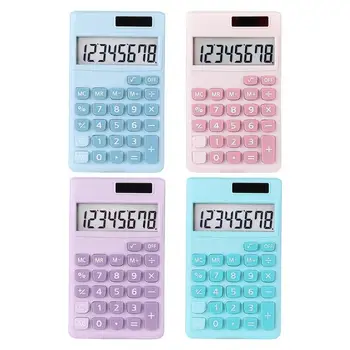 Студенческий Калькулятор Настольный Калькулятор Офисные Калькуляторы С большими кнопками Электронные Калькуляторы Ручной калькулятор двойного питания