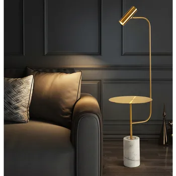 Современный торшер Mable с металлическим столом, диван-конус, светодиодные светильники для гостиной, украшения дома в спальне