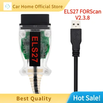 ELS27 V2.3.8 Кабель автомобильного сканера Forscan Поддерживает многоязычный автоматический диагностический интерфейс для Ford Для Mazda