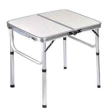 Новинка-Легкий складной походный стол Портативный-Алюминиевый складной стол для пикника, складной обеденный стол для внутреннего использования на открытом воздухе
