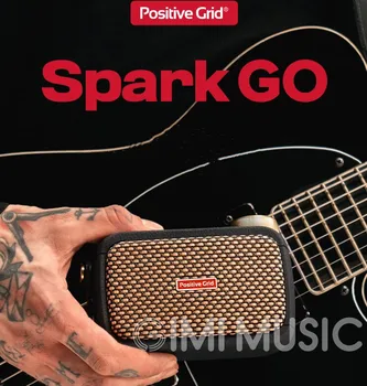 Positive Grid Spark GO Smart, Акустическая система для электрогитары, Басовый Эффектор, Внутренняя Запись, Bluetooth, Портативный Зарядный Динамик