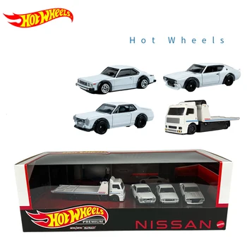 Оригинальные Hot Wheels, Автомобильная культура Премиум-класса, Nissan Display Set, автомобили Nissan Skyline GT-R, Гараж на Флит-стрит, игрушка для детей