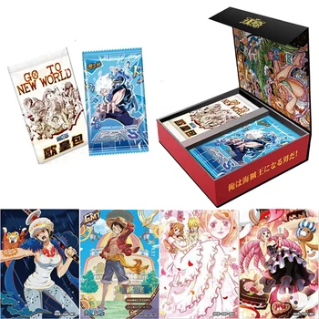 Карты One Piece The Age of Sin Booster Box Packs Аниме Tcg Cartas Луффи Санджи Нами Игральные карты Редкая Торговая карточка для Детей