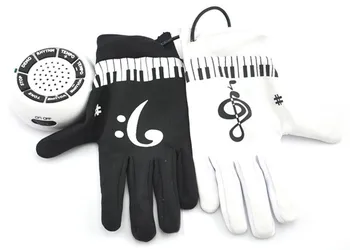 Новые Электронные перчатки для фортепиано Для детей и Взрослых, подарок для вечеринок Свободного Размера, Электронные перчатки для фортепиано С музыкальными кончиками пальцев