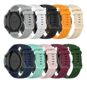 22 мм Ремешок Correa Ремешок Для Xiaomi Watch Цветной Силиконовый Ремешок Для Mi Global Браслет Ремешок Для часов