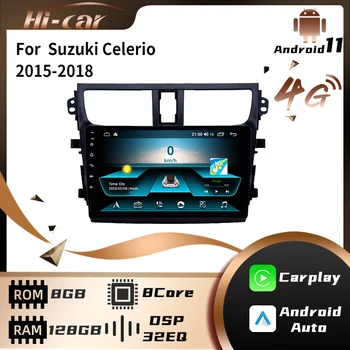 2 Din Для Suzuki Celerio 2015-2018 Android Автомобильный Мультимедийный Плеер Автомобильное Радио GPS Навигация WIFI Авторадио Головное Устройство