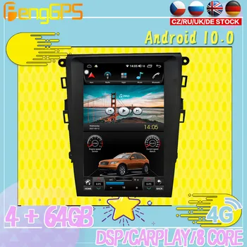 64G Android10 DSP Para Для Ford Mondeo Автомобильный DVD GPS навигация Авто Радио Стерео Carplay Многофункциональное головное устройство