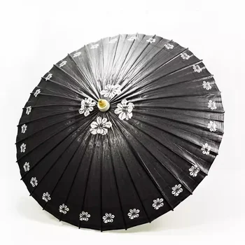 Декоративный зонтик из промасленной бумаги, Непромокаемый Солнцезащитный Крем, Практичный Традиционный Мужской Зонтик Ручной Работы Hanfu для кино и телевидения