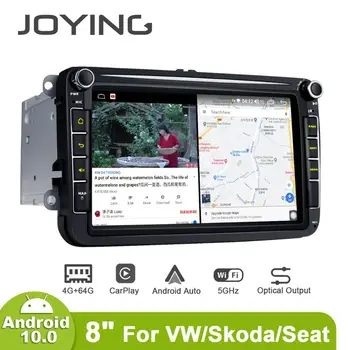 Android 10,0 Головное устройство 8 Дюймов 9 Дюймов GPS Навигация 2 Din Автомобильный Радиоприемник Автомобильные Мониторы Поддержка 4G Carplay Для Volkswagen/Фольксваген/Сиденье/Шкода