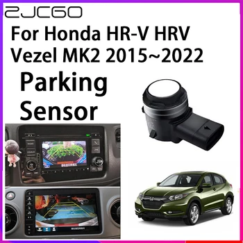 ZJCGO Комплект Парковочных Датчиков Автомобильный Парктроник С Подсветкой, Система Мониторинга Радара Заднего Хода для Honda HR-V HRV Vezel MK2 2015 ~ 2022