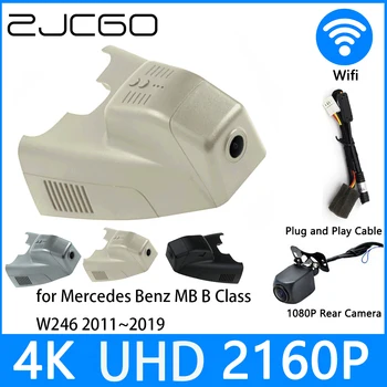 ZJCGO Видеорегистратор 4K UHD 2160P автомобильный Видеорегистратор ночного видения для Mercedes Benz MB B Class W246 2011 ~ 2019