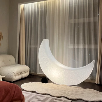 Итальянский Дизайнерский торшер Moon для гостиной, столовой, Фотографии, Современные наружные водонепроницаемые напольные светильники, освещение для интерьера