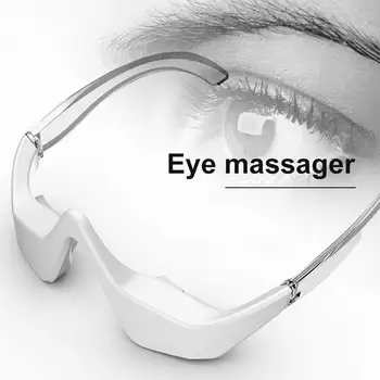 Массажер для глаз Перезаряжаемый Массажер для глазной терапии с 3 настройками интенсивности Для снятия темных кругов Снятия усталости глаз