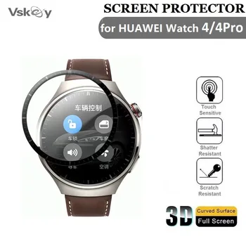 100ШТ 3D изогнутая мягкая защитная пленка для экрана Huawei Watch 4 Pro Smartwatch с полным покрытием против царапин PMMA HD Прозрачная защитная пленка