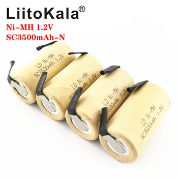 LiitoKala SC 3500mAh NI-MH 1,2 V Аккумуляторная батарея с высокой скоростью разряда 10C 15C для электроинструментов Батарея электроинструмента DIY nicke
