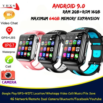 Android 9,0 RAM 2 ГБ ROM 16 ГБ Smart 4G GPS Детская Студенческая Музыкальная Камера Наручные Часы SOS Монитор Отслеживание Местоположения Google Play Телефон Часы