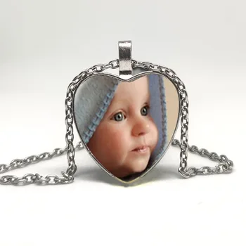 Персонализированный кулон с фотографией, Индивидуальное ожерелье с фотографией для вашего ребенка, мамы и папы, бабушки и дедушки, Подарок для членов семьи-69
