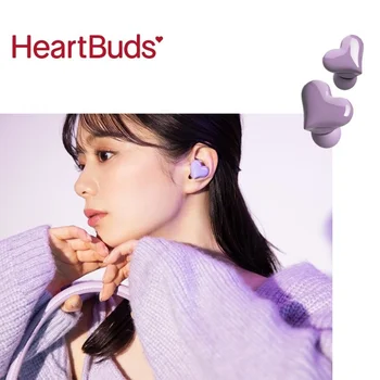 Heartbuds Беспроводная гарнитура TWS Наушники Bluetooth Наушники Heartbuds Женские Модные Розовые игровые Студенческие наушники для подарка девушке