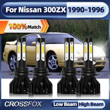 HB4 HB3 9005 9006 Турбо Лампа 40000LM Canbus Автомобильные Фары Лампы 12V 6000K Автомобильный Свет Для Nissan 300ZX 1990-1993 1994 1995 1996