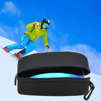 Жесткий чехол для лыжных очков, коробка для очков для сноуборда EVA, маски для дайвинга, чехлы, защитный чехол для переноски, застежка-молния