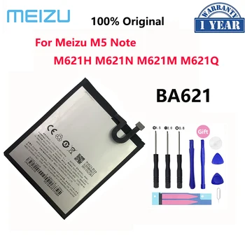 Новый Оригинальный 4000 мАч BA621 Аккумулятор Для Meizu Note5/M5 Note M621N/M621Q/M621H/M621M Аккумуляторы для мобильных телефонов Bateria