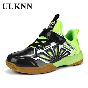Детская обувь для бадминтона, спортивная обувь для девочек, нескользящая обувь для тенниса для мальчиков, детские тренировочные кроссовки, обувь