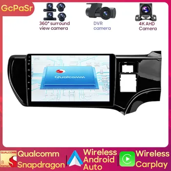 Автомобильный Плеер Qualcomm Snapdragon Для Toyota Aqua 2011-2017 Android Автоматическая Навигация GPS Аудио Авторадио Carplay Головное устройство HU 4G