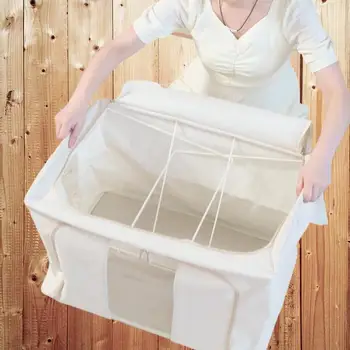 Ящик для хранения льняной одежды: идеальный тканевый органайзер для одежды для аккуратного гардероба