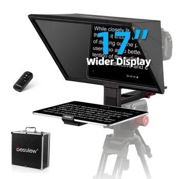Портативный комплект Телесуфлера TP170 для 17-дюймового планшета - Поддержка зеркальной камеры/Видеокамеры, снимающей видео с платформ TikTok/YouTube