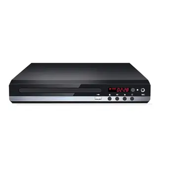 Мини DVD-плеер телевизор Домашний видеомагнитофон VCD с дистанционным управлением Мультимедиа
