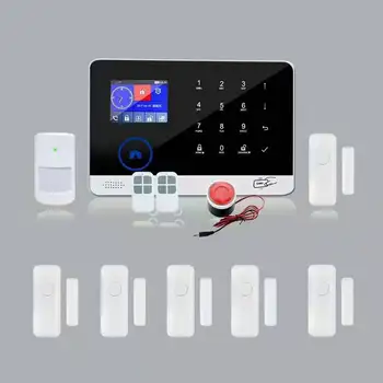 Сенсорная клавиатура ЖК-дисплей Беспроводная домашняя охранная сигнализация