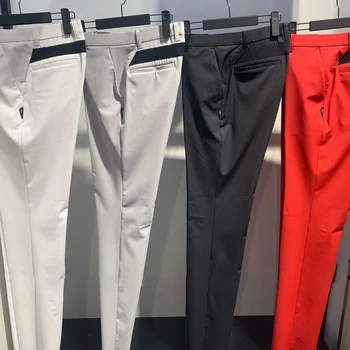 Корейская оригинальная одежда для гольфа, Мужские брюки, Новые тонкие модные универсальные дышащие повседневные брюки