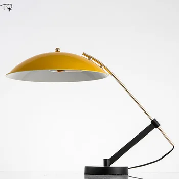 Дизайнерская светодиодная настольная лампа Постмодернистской Роскоши с индивидуальной атмосферой, Промышленная Простая настольная лампа для защиты глаз, Прикроватная тумбочка для спальни, кабинет