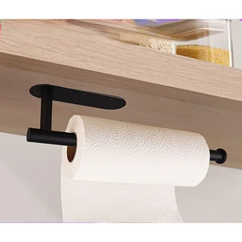 Держатель для кухонных бумажных полотенец из нержавеющей стали 304, держатель для рулонной бумаги без перфорации, держатель для бумажных полотенец, вешалка для полотенец в ванной