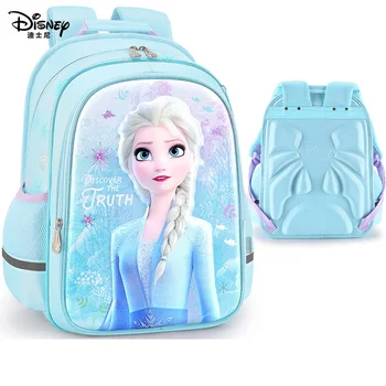 Disney школьный ранец для детей, детские школьные сумки, модные школьные рюкзаки для девочек-подростков, розовый синий Рюкзак