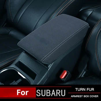 Автомобильный Фланелевый Ящик Для Хранения Подлокотников Subaru Forester 2019 2020 2021 2022 2023 Фланелевые Замшевые Защитные Чехлы Для Подлокотников